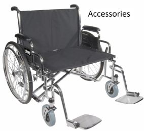 Drive Medical Accessories for Sentra Heavy Duty Wheelchairs