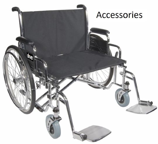 Drive Medical Accessories for Sentra Heavy Duty Wheelchairs