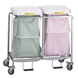 Double Leakproof Laundry Hamper with Foot Pedal