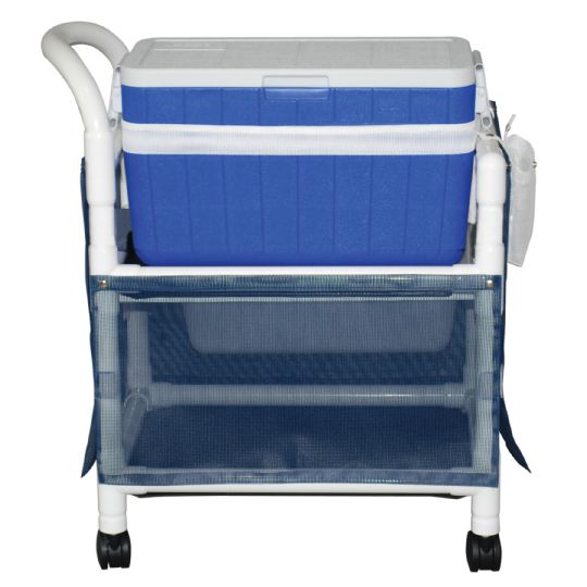 White Ice Cart with Skirt Cover Panels
