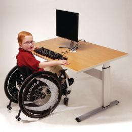 Single Surface Adjustable Computer Workstation by Performance Health