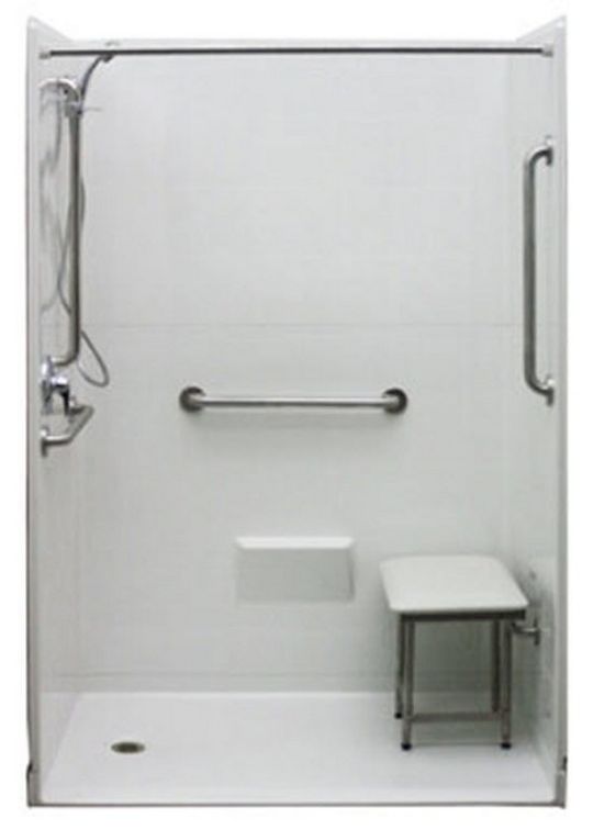 Wheelchair Accessible Shower, Bathtub With Door For Handicap