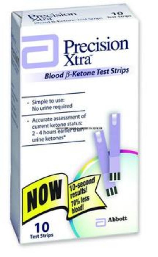 Precision Xtra Ketone Test Strips - FREE Shipping