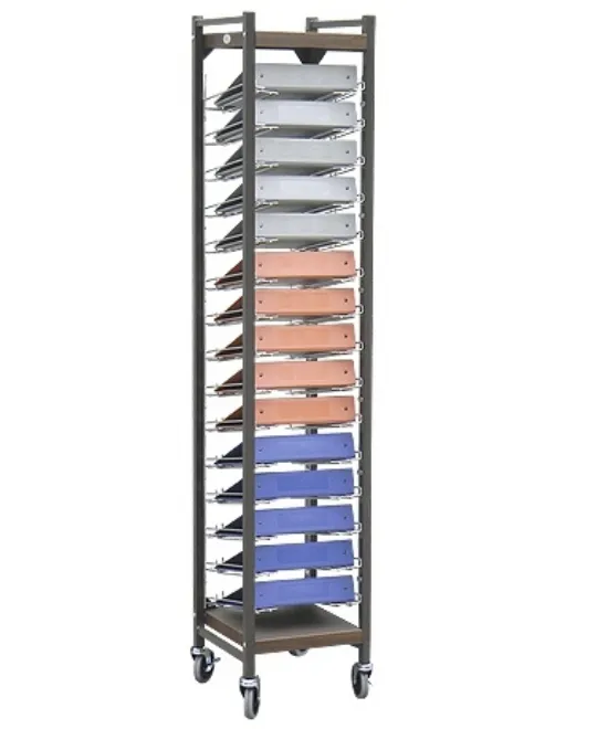 Tall Horizontal Open Chart Racks - FREE Shipping