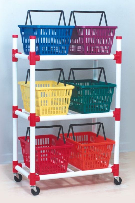 Durable Multi-Purpose Basket Cart with Baskets