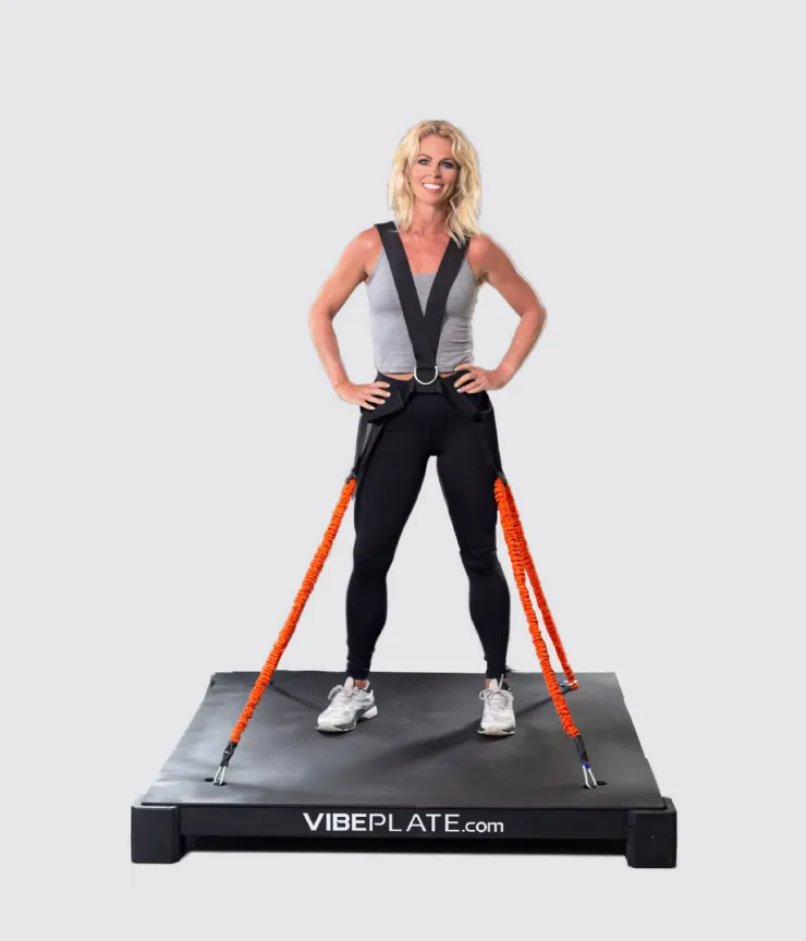Vibration Machine for Athletes, Steel Platform for Jump Training and Explosive Power Development, VertiVibe by VibePlate Vibration Machine for Athletes, Steel Platform for Jump Training and Explosive Power Development, VertiVibe by VibePlate