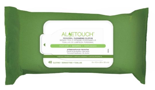 Aloetouch Personal Cleansing Wipes by Medline