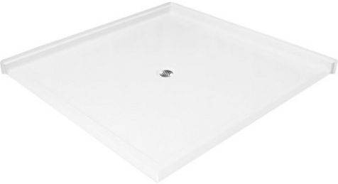VA Compatible 50 in. x 50 in. Freedom Accessible Corner Shower Pan