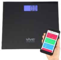 Bariatric Digital Scale with Smartphone Compatibility - 550 lbs. Capacity from Vive Health