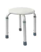 Adjustable Shower Stool With Anti-Slip Rubber Tips and Adjustable Height