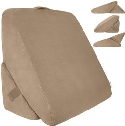 Memory Foam Bed Wedge Pillow by Vive Health