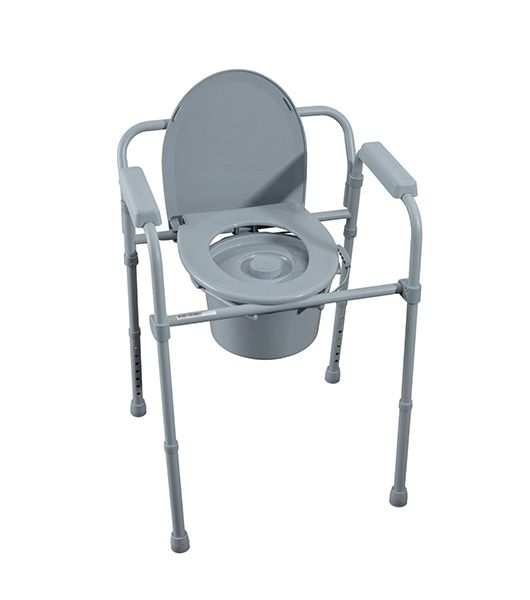 Bedside Commode Chair from Medacure | Drop Arm and Folding