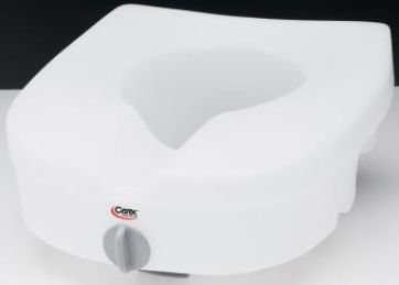 E-Z Lock Raised Toilet Seat without Handles