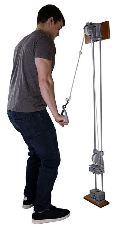 Chest Weight Pulley Exercise System