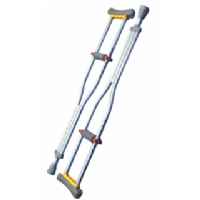 Procare Adjustable Anodized Aluminum Crutches