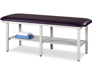 Clinton Steel Bariatric Treatment Table with Lower Shelf