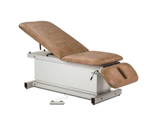 Shrouded Power Treatment Table with Adjustable Backrest and Drop Section