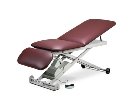 E-Series Power Treatment Table with Adjustable Backrest & Drop Section
