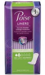 Poise Very Light Absorbency Pantiliners, Case of 208