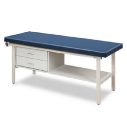 2 Drawer Flat Top Alpha-S Series Straight Line Treatment Table