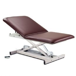 Extra Wide Bariatric Power Treatment Table with Adjustable Backrest