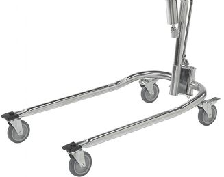 3in. Caster Set for Drive Hydraulic Deluxe Chrome-Plated Patient Lift