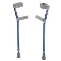 Drive Medical Pediatric Height Adjustable Forearm Crutches, Pair