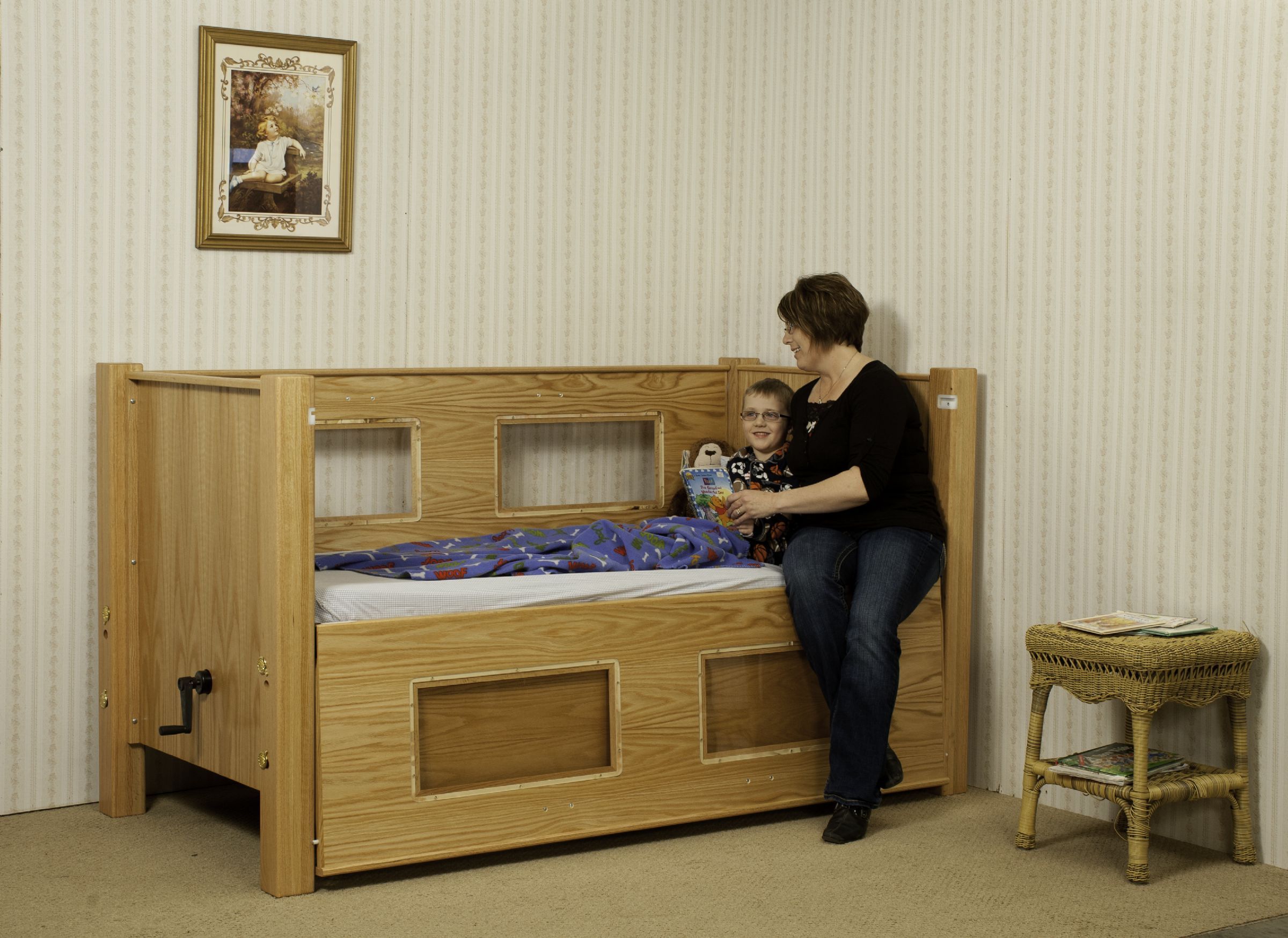 Low Beds - Adjustable Bed Frame - Floor Bed - Fall Prevention - Low Bed  Frames
