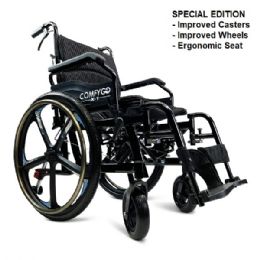 ComfyGO X-1 Lightweight Manual Wheelchairs With Quick-Detach Wheels