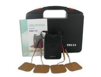 EMS 5.0 TENS Portable Electrotherapy Dual Channel Muscle Stimulator