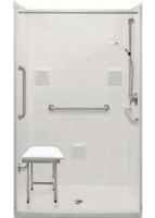 Four Piece 48 in. x 37 in. Easy Step Shower