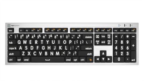 Vision Impaired Keyboard - Mac ALBA by Logickeyboard