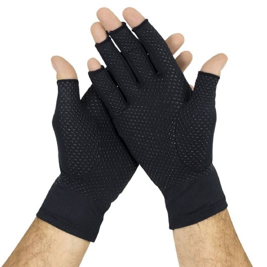 Fingerless Copper Infused Arthritis Gloves