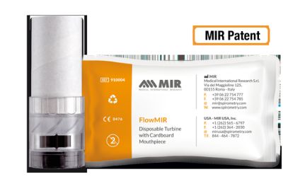 FlowMir Disposable Turbines for MIR Spirometers