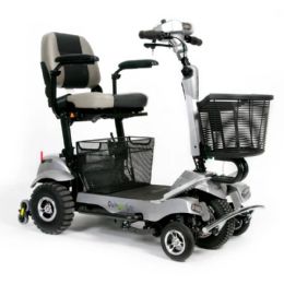 Quingo Flyte 5-Wheel Mobility Scooter with MK2 Self Loading Ramp - 350 lbs. Capacity