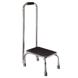 Disassembled Step Stool With Non Slip Platform and Handrail