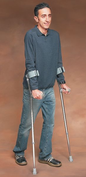 Norco Forearm Crutches with Ergonomic Grips