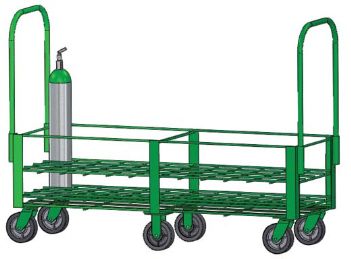 DE-48HD Heavy Duty Oxygen Cylinder Cart