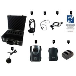 Diglo FM ADA Compliance Tour Guide Kit for Clear Hearing in Groups