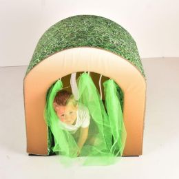 Giant Sensory Grass Look Tunnel - Where Playtime Feels Safe