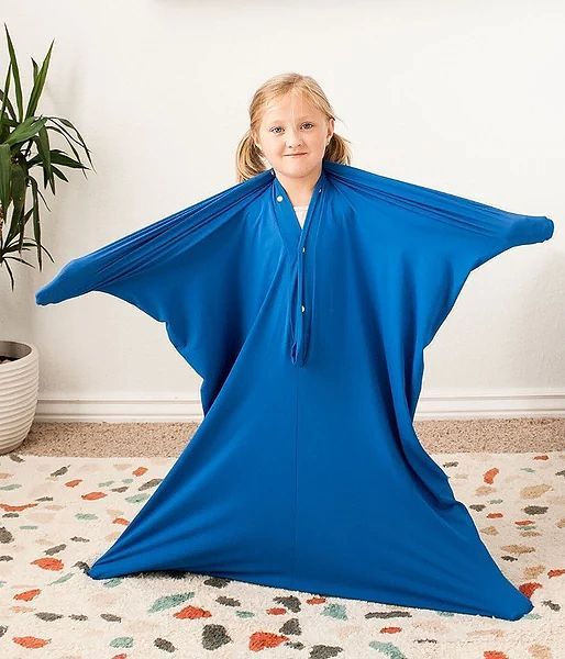 OT therapy child & adult sizes school and home use Blue Sensory Body Sock 