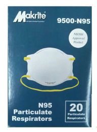 Makrite N95 Particulate Filtering Facepiece Respirator | NIOSH Approved | As low as $2.50 each
