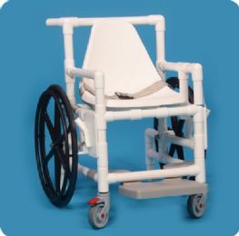 PVC Pool Access Wheelchair with Footrest and Swing-Away Arm