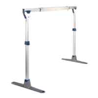 Portable Overhead Lift Track for Hoyer Ceiling Lifts by Joerns