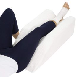 Memory Foam Knee Elevation Wedge Pillow by Vive Health