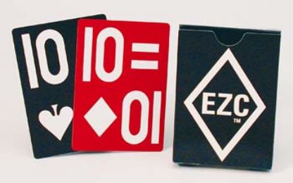 EZC Large Text Playing Cards for Visually Impaired