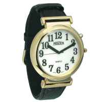 Reizen Watch - Illuminated White Dial with Black Numbers