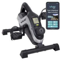 Leg Pedal Exerciser (App Included) by Vive Health