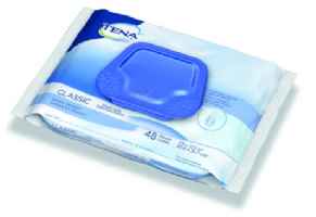 TENA Classic Washcloth Soft Pack with Aloe, Case of 576