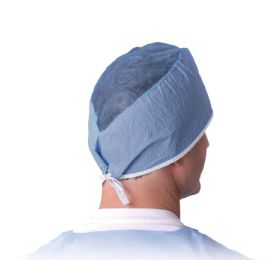 Sheer-Guard Disposable Tie-Back Surgeon Caps by Medline